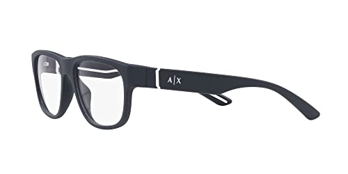 Image of Armani Exchange mens Ax3102u Universal Fit Square Prescription Eyewear Frames