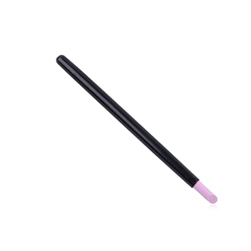 kawehiop Stylo de meulage ongles Quartz exfoliant polissage outils de Sculpture réutilisables brosse de manucure à main blanche à une extrémité utilisant, Le noir, 1 Stück Cover