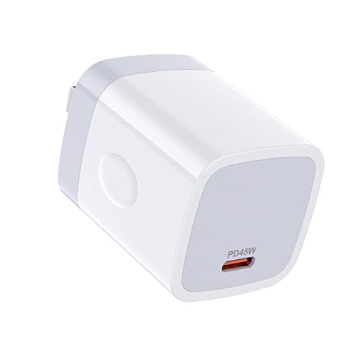 45W USB C Super Fast Charger, Sicodo Type C Block for Samsung Galaxy S23/S23 Ultra/S22/S22+/S22 Ultra/S21/S21+/S21 Utral/S20/S20+/S10, A14 5G/A13/A03s/A53/A71/A32/A21, iPhone 14/13/12/11, Google pixel