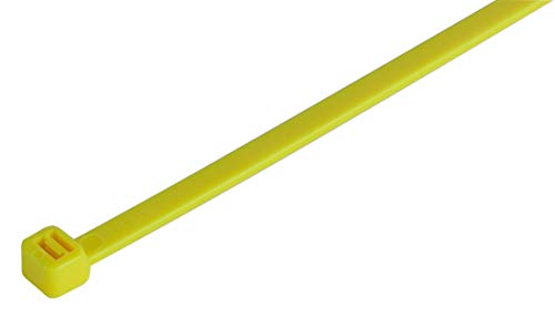 Gocableties - Fascette Plastica Gialla - 200 mm x