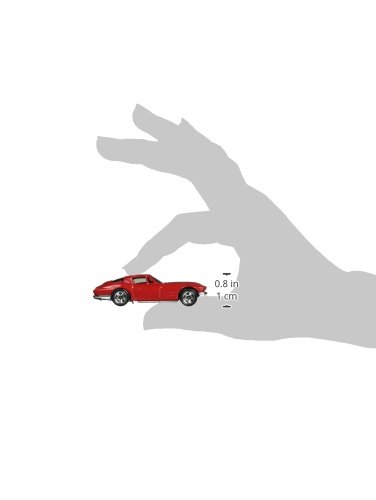 Hot Wheels '64 Corvette Sting Ray rojo escala 1:64 miniatura 2