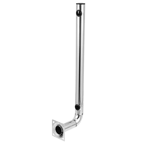 Soporte de antena tipo L NUOBESTY de acero inoxidable con tornillos para poste 2