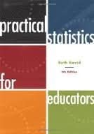 Practical Statistics for Educators 4th (forth) edition book cover