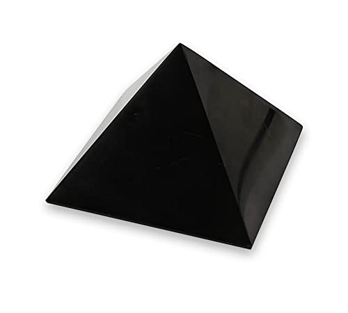 DOJA Barcelona | Piramide Shungit 10cm | Piedra Shungit Pulida | Piramide Negra Protector Ondas Electromagnéticas | Piramides de Energia, Piedra Proteccion Electromagnéticas, Piramide Shungita