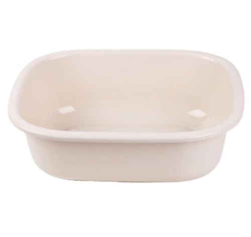 Tina de pies de plástico rectangular para spa blanca miniatura 1