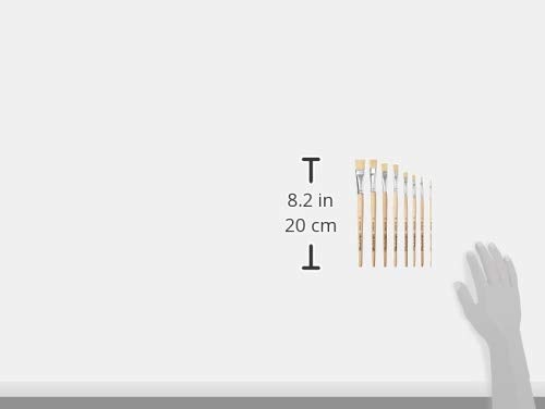da Vinci Student Series 5229 Hobby and Craft Paint Brush Set, Hog Bristle, 8 Brushes