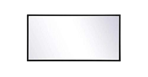 Amazon.co.jp: Elegant Decor メタルフレーム 長方形ミラー 14x28