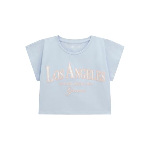 GUESS Girls' Eco Crop Los Angeles Short Sleeve T-Shirt