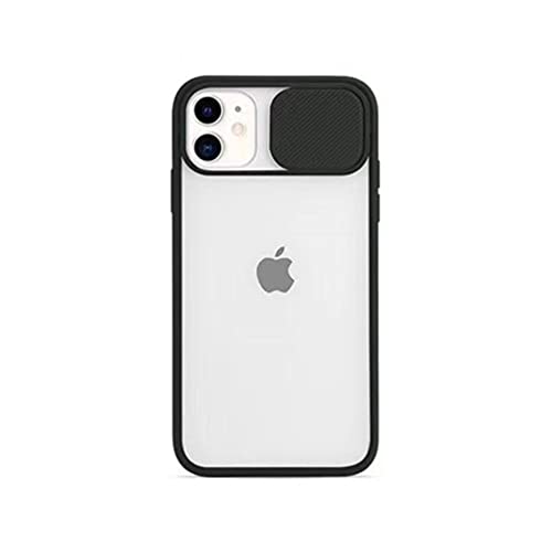 Funda blanda compatible con iPhone 11 con cubierta de protección de lente de cámara deslizante Cover