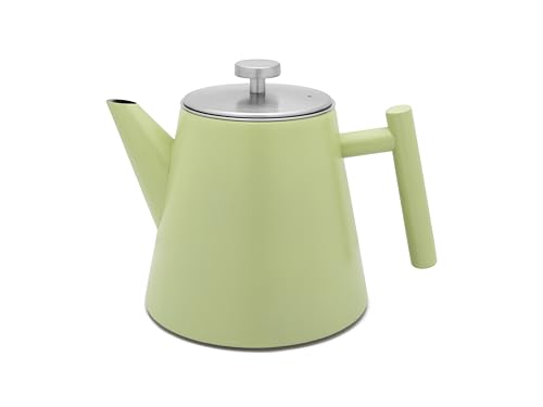 Leopold Vienna - Tetera Oslo 1.0L + filtro de acero inoxidable mate verde