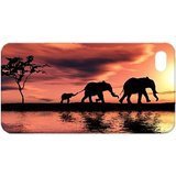 Elephants Family TPU Case for iPhone 5 / 5S