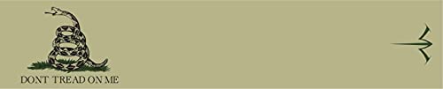 White Water Archery Laminated Solid Tan Gadsden Flag Don't Tread on Me Arrow Wraps 15pc Choose Length Width (7, 1.4)