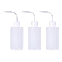 SSHUIKKAI 3er-Set Dosierflasche, 250ml, Labor- & Pflanzenbewässerung, Kunststoff, Sprühflasche, wiederverwendbar, auslaufsicher