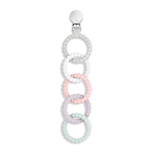 Image of Ryan & Rose Cutie Clinks Attachable Teether Chew Toy for Babies (Precious)