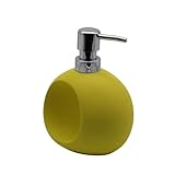 WENKO Seifenspender Spülmittelspender Seifen Spender Lotion Dosierer Bad Accessoires, Farbe:gelb