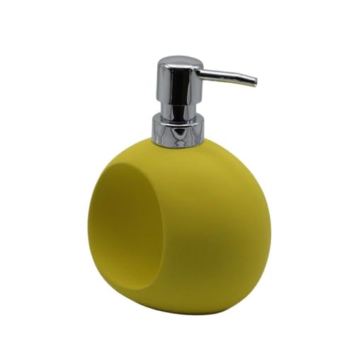 WENKO Seifenspender Spülmittelspender Seifen Spender Lotion Dosierer Bad Accessoires, Farbe:gelb