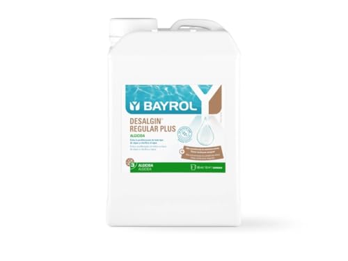 Desalgin Regular Plus – Algicida Líquido Concentrado con Efecto clarificate – Previene la Aparición de Algas – Apto para Todo Tipo de Piscinas y Filtros – Formato 3 L