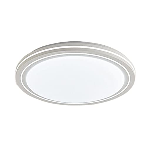 Luz de techo LED regulable de hierro redonda para un dormitorio moderno y acogedor