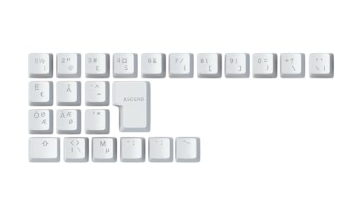 GMMK ABS Doubleshot V2 Nordic Kit - White