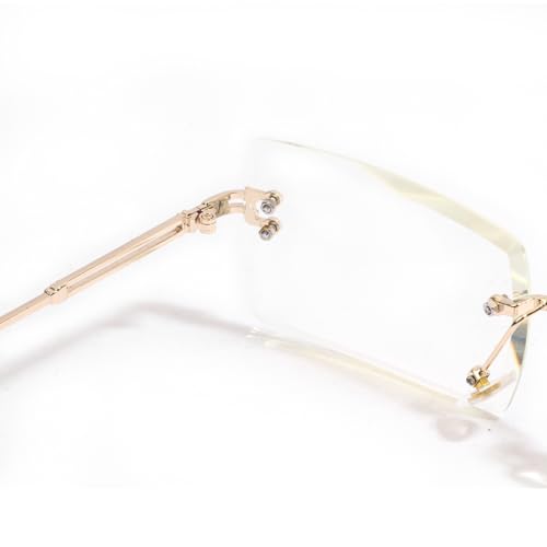 Image of SAM AND MARSHALL HARPER Eyeglass I Light Weight Frames I Rectangle Shape I Sheet Metal Frames I Prescription Friendly I Men & Women
