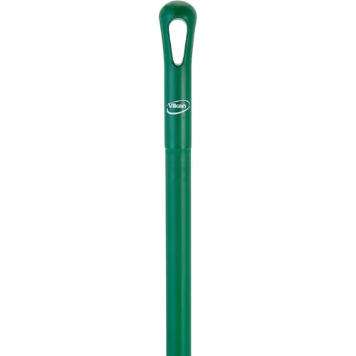 Image of Vikan 51 inch Color Coded Handle, 1 1 /4 in Dia, Green, Polypropylene 29602-1 Each