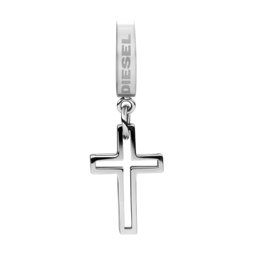 Diesel Homme, Acier inoxydable avec anneaux Boucles d'oreilles pendantes