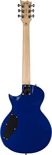 LTD GUITARS Guitare électrique LTD EC-10 bleue avec housse EC10KIT-BLUE - Les Beatles, Paul McCartney, John Lennon, RIngo Starr, George Harrison LTD GUITARS Guitare électrique LTD EC-10 bleue avec housse EC10KIT-BLUE – Image 4