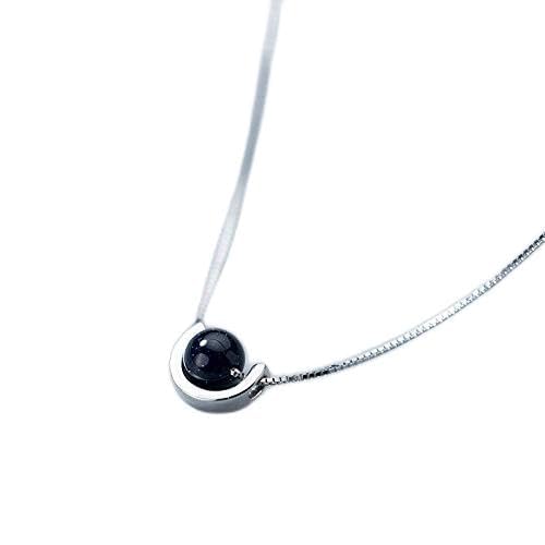 Collier fer à cheval en argent 925 contre les allergies, bijou durable pour femme