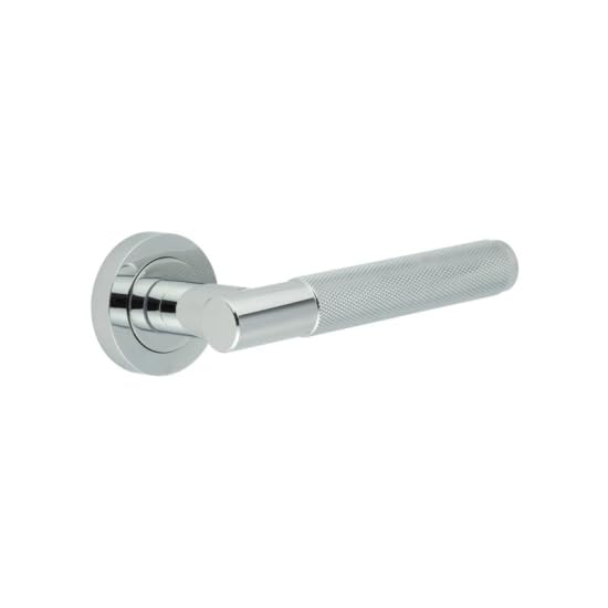 Kooples Hardware Jedo Bari Knurled Door Handles (Polished Chrome)