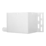 COOLHIYA Vaschetta in Plastica Bianca Raccogli Acqua Condizionatore Struttura Filtro Unica e Resistenza Atmosferica Durante Vacanze Estive per Uso Domestico