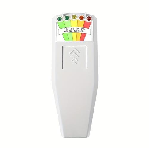 Detector de radiación K2 portátil con 5 LED para la seguridad del hogar en color blanco