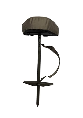 HuntEmUp Ultimate Marsh Stool XC Xtra Comfort - Warerfowl Hunting Seat Post with 30% More Cushion and Reinforced Stiching for Extra Comfort and Durability - Duck Hunters Slough Seat