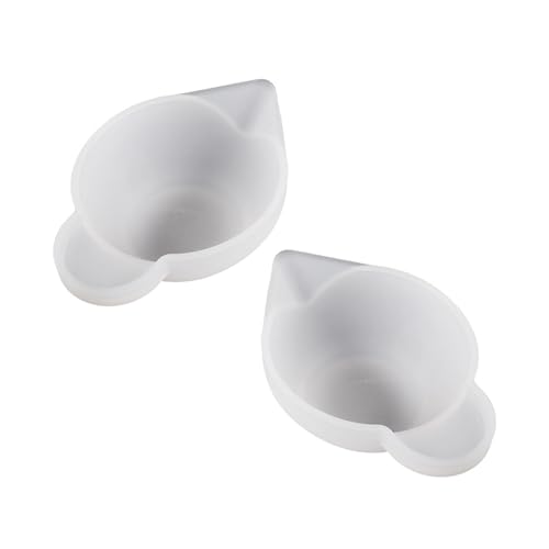 40 Mini tasses à mesurer en silicone antiadhésif et réutilisable pour résine - 2