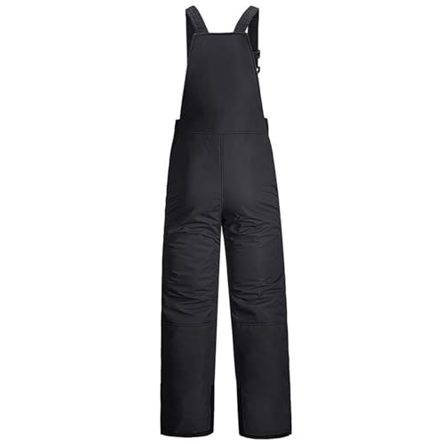 PAIDAXING Pantalones de esquí impermeables para hombre y mujer, con cremallera térmica, resistentes al viento, pantalones de nieve cálidos de invierno de talle alto, baberos de esquí, snowboard - imagen 4