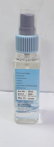 FORTUNE Anti Fog Cleaner for Swimming Goggles and Lens (50 ml)