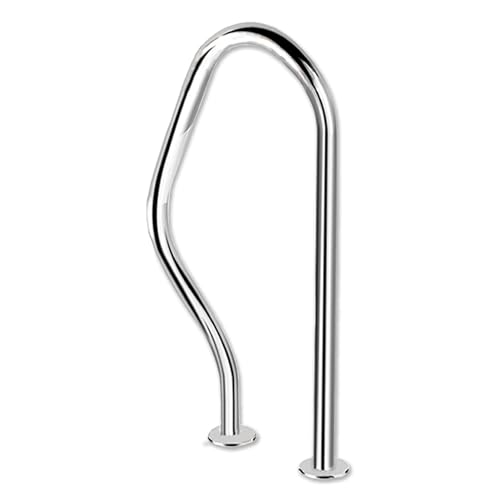 Pool Railing,304 Stainless Steel Pool Rail,Swimming Pool Stair Rail,with Quick Mount Base,250 LBS Load Capacity,for Indoor Outdoor Water Park