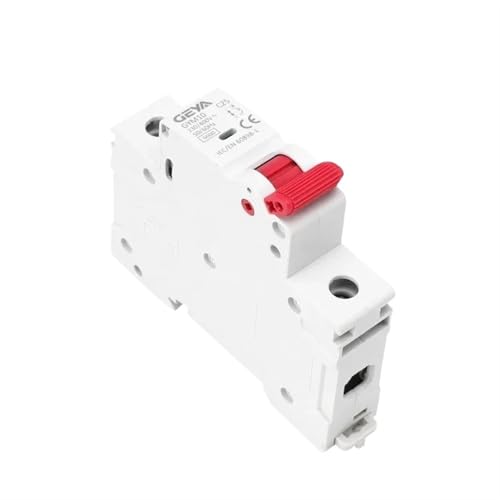 QAXIOQCS Single Phase MCB 6A 10A 16A 20A 25A 32A 40A 50A 63A 220V/400V Mini Circuit Breaker C Curve 6KA MCB CB Approved(6A)