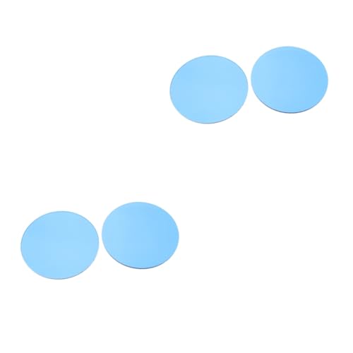 PRETYZOOM 8pcs Transparent Creative Flower Shaped Mats for Stylish Table Decor Heat for Home Office Photography Props Elegant Design