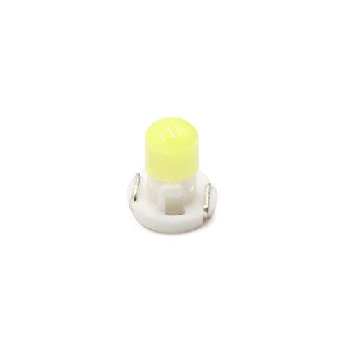 uxcell 5 unidades luz LED T3 blanca para auto 12V miniatura 2
