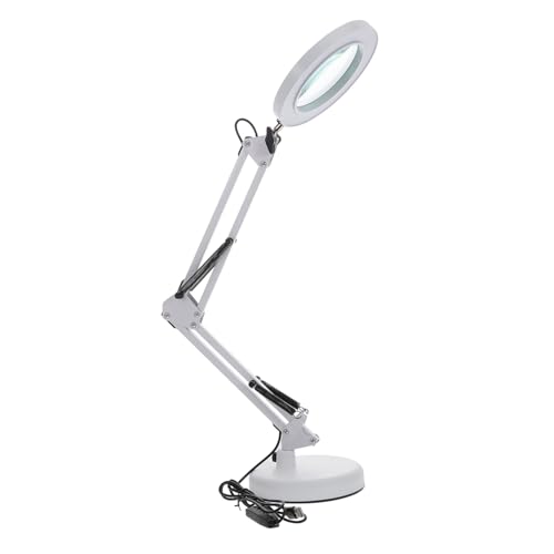 SOPOTUTU Lámpara de Mesa LED para Belleza y Manicura Luz Blanca Plegable con Base Estable para Trabajo de Esteticista y Maquillaje