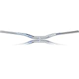 LUNJE Chameleon Bike Handlebar 31.8mm - 35mm, 55mm Hi Riser Mountain Bike Handlebars...