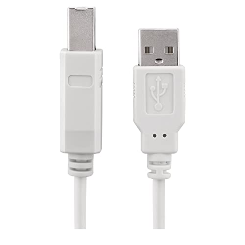 conecto USB 2.0 Cable/Printer Cable, USB A Male to USB B Male, 480 Mbit/s, White, 3.00 m, 3.00m - Image 3