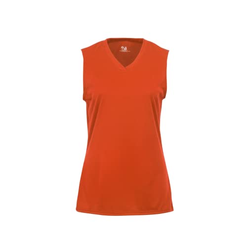 Badger Sports B-Core Ladies' Sleeveless Tee Burnt Orange Medium