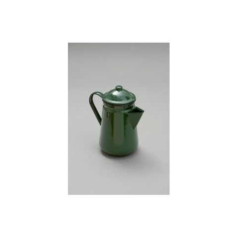 Falcon Green Coffee Pot 1250ml with Lid Cover