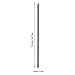 6Pcs Carpenter Pencil Refill, 2.8mm HB Pencil Lead Marking Scribing Tool Set Kit Durable Lasting Solid Deep Hole Mechanical Construction Pencil Replacements for(Black Red Yellow Graphite Wax)