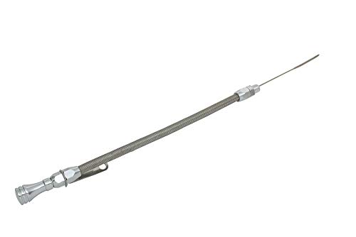 Moroso 25971 Braided Stainless Steel Oil Dipstick With 1/4-Inch NPT Fitting