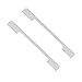 Tirador para guardarropa Plata Tiradores de Arco Manija Aluminio Tiradores colgantes Pomos para armario Manillas para puerta de armario para cajones,Baño,Dormitorio(2 Pcs) (Hole distance 416mm)