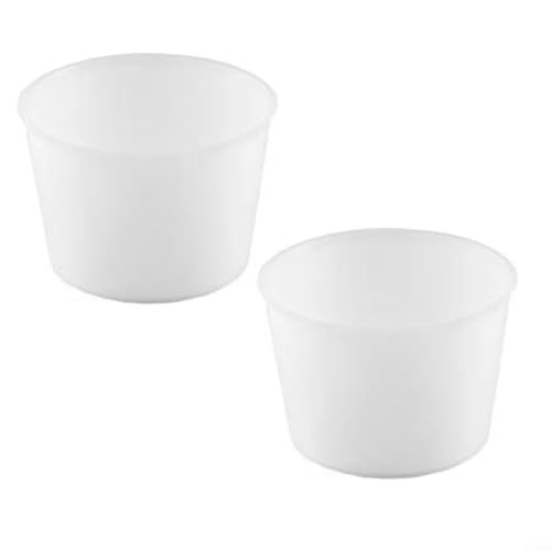 Trayne Secchiello multifunzione per sauna, grande vasca da 3,5 cm di diametro superiore e 19,5 cm, protegge la superficie in legno (2 pezzi)