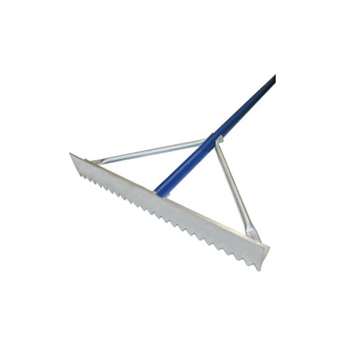 Rastrillo Kraft Tool GG624 con mango azul de 7 pies miniatura 1