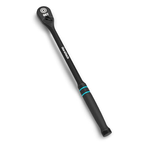 DURATECH Extra Long Handle 3/8-Inch Drive Ratchet 90-Tooth Ratchet Wrench